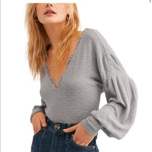 NWT Free People Dream Girl Knit Top | Size small